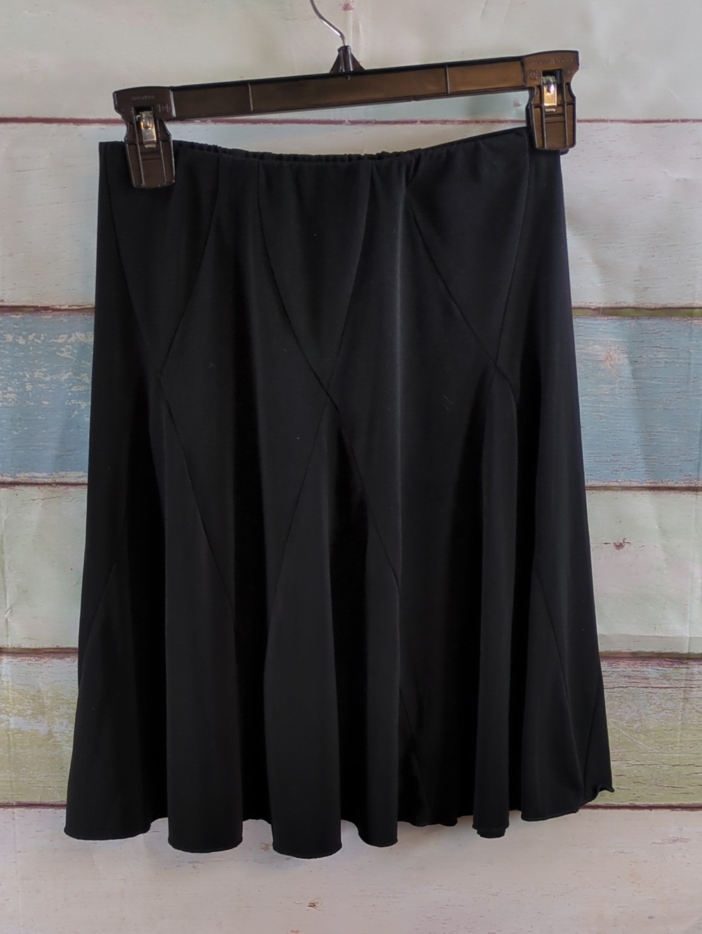 Amy Byer Black A-Line Flared Skirt